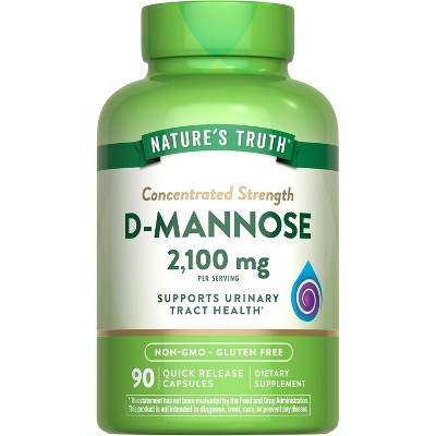 Nature's Truth D-Mannose 2100mg | 90 Capsules