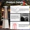 Outdoor Pyramid-Shaped Freestanding Heater/Light, 48,000 BTU Propane Heater with Removable Table - 3 of 4
