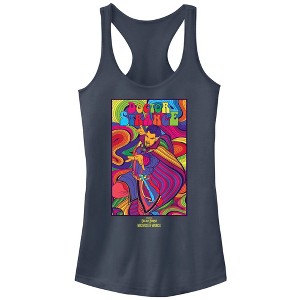 Juniors Womens Marvel Doctor Strange in the Multiverse of Madness Groovy Strange Racerback Tank Top - 1 of 4