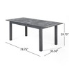 PAGED Wood Outdoor Dining Set All-Weather Patio Table and Chairs Set for Yard, Poolside, Backyard, Patio - 4 of 4