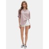 EXLURA Womens Summer Oversized T Shirts Crewneck Loose Workout Short Sleeve Blouse Tops 2025 Y2K Casual Athletic Basic Tee - 3 of 4