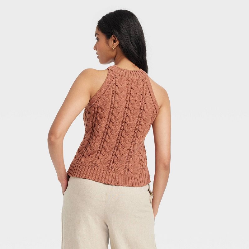Women's Halter Neck Pullover Sweater - A New Day™, 3 of 11