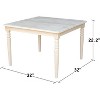 International Concepts Unfinished Square Juvenile Table - 2 of 4
