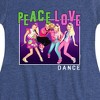 Girls' - JoJo Siwa - Peace Love Dance Fit & Flair Cap Sleeve Dress - 2 of 3