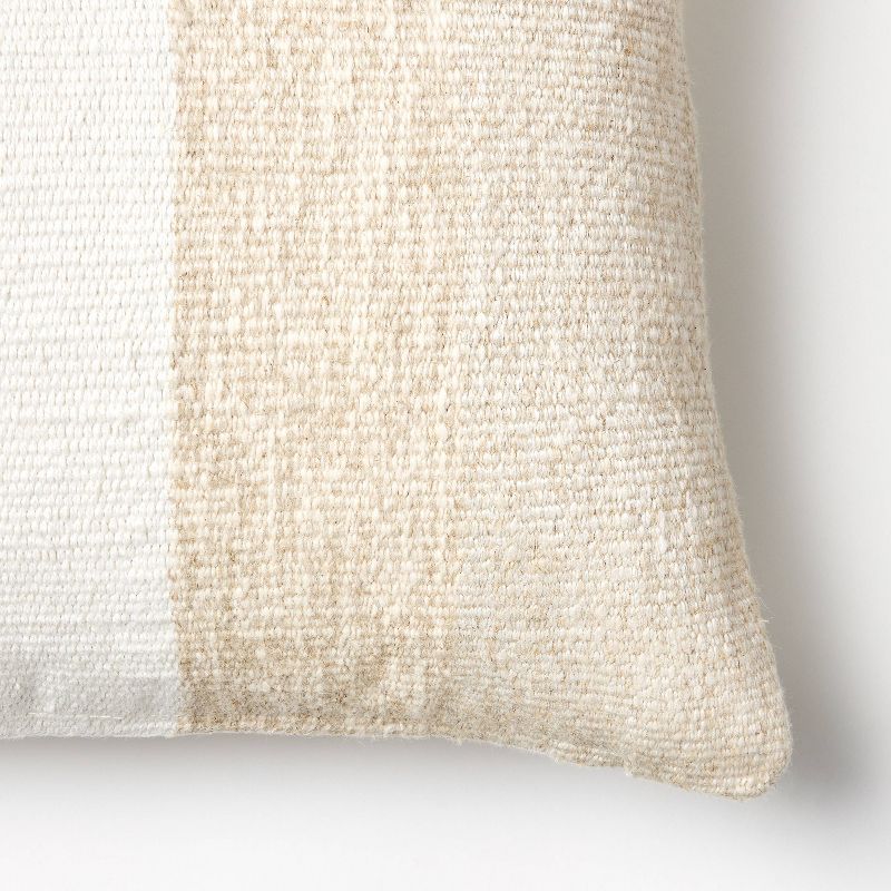 Oversized Woven Lumbar Throw Pillow Cream/Neutral - Threshold&#8482; designed with Studio McGee, 4 of 6