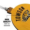 Towson University Tigers Wood Christmas Tree Holiday Ornament - 3 of 4