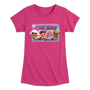 Girls' - Lol Surprise! - Postcard Fitted Short Sleeve Graphic T-Shirt - 1 of 4