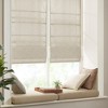 Dsvimoy Curtain Panel Printed Faux Silk Roman Shade Room Darkening Cordless for Bedroom, Off-White, 6.04"*11.42"*7.48" - 4 of 4