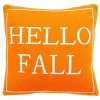 Fall Pillow - Orange/Natural - 18"x18" - Safavieh - 4 of 4