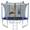 Costway 8/10/12/14/15/16FT Jumping Exercise Recreational Bounce Trampoline W/Safety Net - 2 of 4
