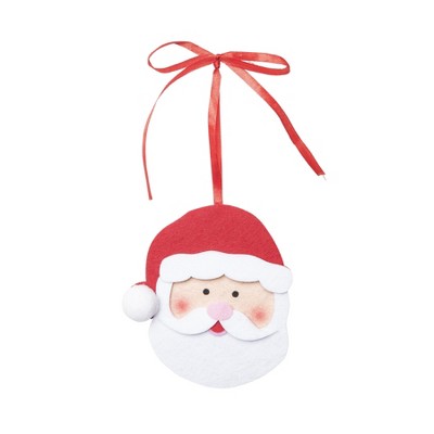 C&F Home Santa Felt Gift Card Ornament