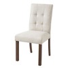 Sapphtopaz Wooden Dining Chairs Set of 4 Kitchen Chair with Tufting High Back Dining Room Chair with Wood Legs Side Chairs for Kitchen, Bedroom - 3 of 4