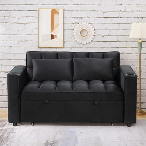 4-1 Multi-functional Sofa Bed With Cup Holder And Usb Port-modernluxe :  Target