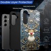 BONGEEK Case Compatible with Samsung Galaxy S25 Plus,Scratch Resistant Hybrid 2-Layer Hard Shell Bright Phone Case,Christmas Snowflake Reindeer Lovely - 4 of 4