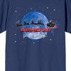 National Lampoon's Christmas Vacation Burned Out for the Holidays Unisex Navy Blue Graphic Tee - 2 of 2