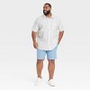 Men's Short Sleeve Poplin Shirt - Goodfellow & Co™ Aqua Blue - 3 of 3