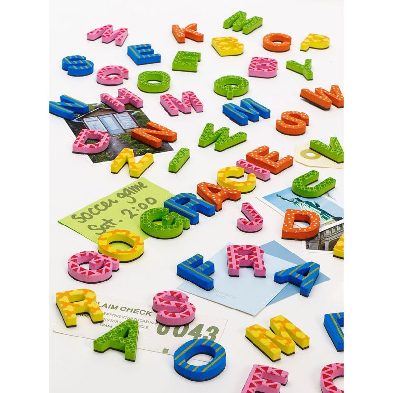 Design Ideas Magnetic Alphabet Letters – 90 Colorful Foam Letters, 0.8” x 0.2” 1”, 5 of 8