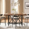 MAYEERTY 62.99" Bar Table, Farmhouse Pub Bar Counter Height Table(without Footrest) - 2 of 4