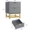 2/3/4/5/6/7 Drawer Dresser for Bedroom, Large Dresser with Metal Legs, Modern Chest Organizer with Wide Storage, for Living Room, Entryway, Hallway - 2 of 4