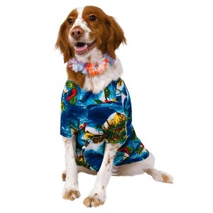 Luau Dog Back, Chest Adult Costume - 1 of 4