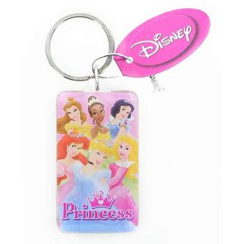 Monogram International Inc. Disney Princess Rectangular Lucite Split Ring Keychain
