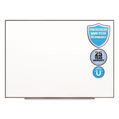 Quartet Fusion Nano-Clean Magnetic Whiteboard 72 x 48 Silver Frame NA7248F