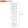 SKRAN 7-Tier 360° Spinning Shoe Rack Tower, Round Carousel, Spinning Shoe Display, Lazy Susan Storage Tower for Living Room Entryway Doorway - 4 of 4