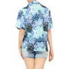 HAPPY BAY Button Down Shirt Casual Summer Blouse Shirt Party Leopard Print Blouses Short Sleeve Vacation Shirts Hawaiian T Shirt - 2 of 4