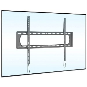 Mount-It! Heavy Duty XXL Fixed TV Wall Mount, Fits 60" to 120" Screens, 264 Lbs. Weight Capacity - 1 of 4