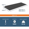EZ-ACCESS TRANSITIONS 1.5" Non Slip Rectangular Rubber Angled Entry Mat, Black - 4 of 4