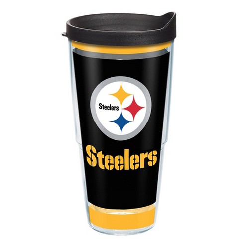  Great American Products Pittsburgh Steelers 24oz. Chrome Draft  Tumbler : Sports & Outdoors