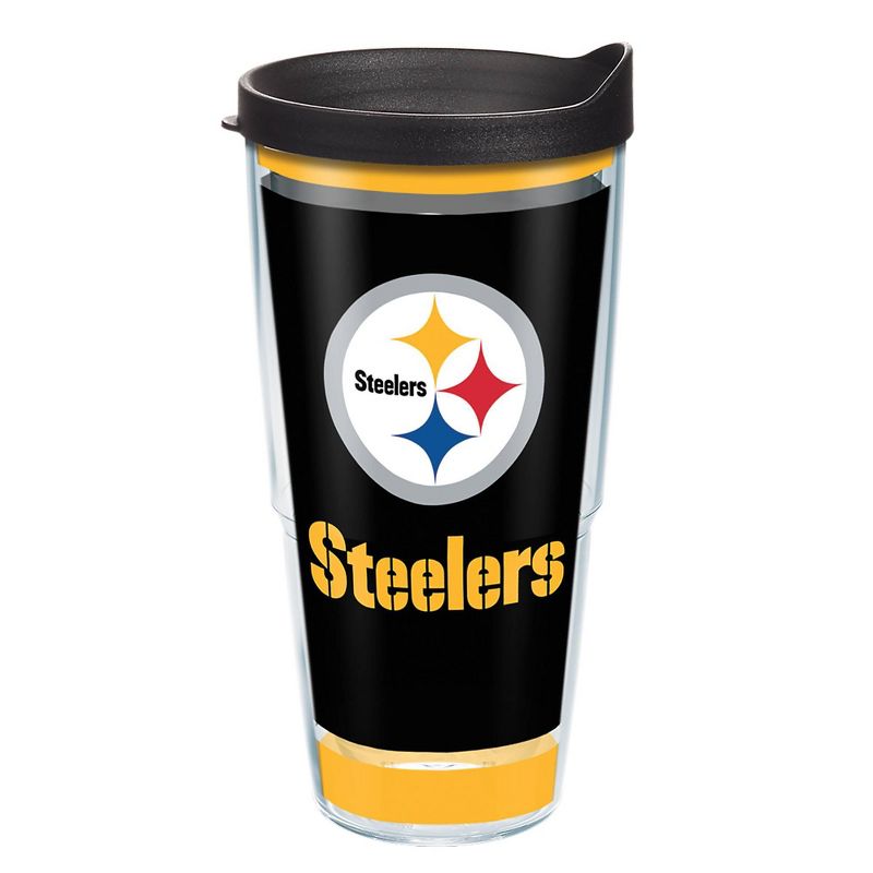 NFL Pittsburgh Steelers Classic Tumbler with Lid - 24oz, 1 of 3