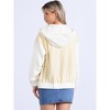 Jess by Meiko Women's Oversized Pom Pom Zipper Hoodie - 4 of 4