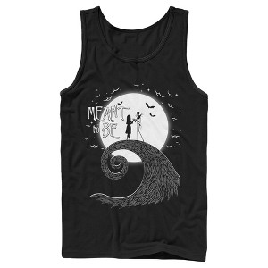 Men's The Nightmare Before Christmas Halloween Jack Skellington Sally Meant to Be Tank Top - 1 of 4