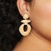 Stackable Geometric Beaded Drop Earrings - Universal Thread™ - 2 of 3