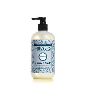 Mrs. Meyer's Clean Day Holiday Hand Soap - Snowdrop - 12.5 fl oz - 1 of 4