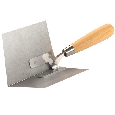 Bon Tool 13-149 Angle Plow - Stainless Steel 90 Degree - Wood Handle