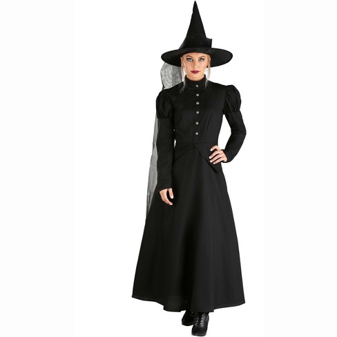 Halloweencostumes.com Medium Women Womens Deluxe Witch Costume, Black ...
