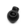 Dritz 24ct Cord Lock Black: Plastic Drawstring Stoppers & Fasteners, 0.875" Length, 0.69" Width, Pack of 24 - 2 of 4
