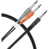 Livewire Essential Interconnect Y-Cable 1/4" TRS Male to 1/4" TS Male - 2 of 3