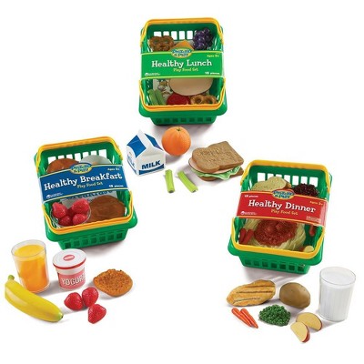 Learning Resources Pretend and Play Food Healthy Meals, Set of 55, Ages 3+