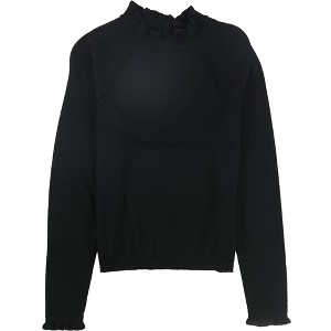 Free People Womens Ruffled Pullover Sweater - 1 of 2
