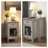VASAGLE Side Table with Storage, End Table with USB Ports and Outlets, Charging Station, Drawer, Storage Cabinet, Magazine Rack - 3 of 4