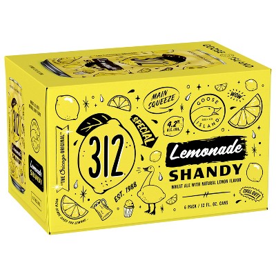 Goose Island 312 Lemonade Shandy Beer - 6pk/12 fl oz Cans