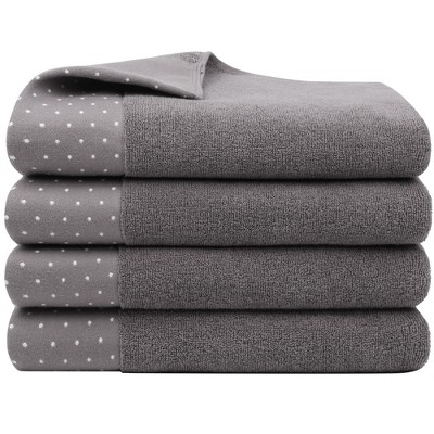 Piccocasa Hand Towel Set Soft 100% Combed Cotton Luxury Towels Highly  Absorbent Bath Towel Taupe Gray 6pcs : Target