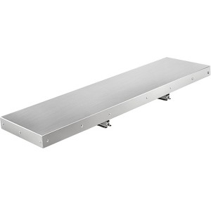 VEVOR Concession Shelf 48L x 12W Inch Stainless Steel Drop Down Folding Serving Food Shelf Stand Serving for Concession Trailer Serving Window,Silver - 1 of 4