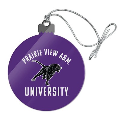 Prairie View A&M Panthers Logo Acrylic Christmas Tree Holiday Ornament