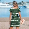 Women's Chic Tie-Waist Striped Beach Dress - Cupshe - 4 of 4