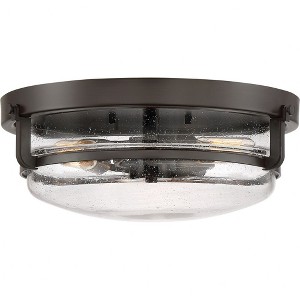 Quoizel Lighting Outpost 3 - Light Flush Mount in  Palladian Bronze - 1 of 4