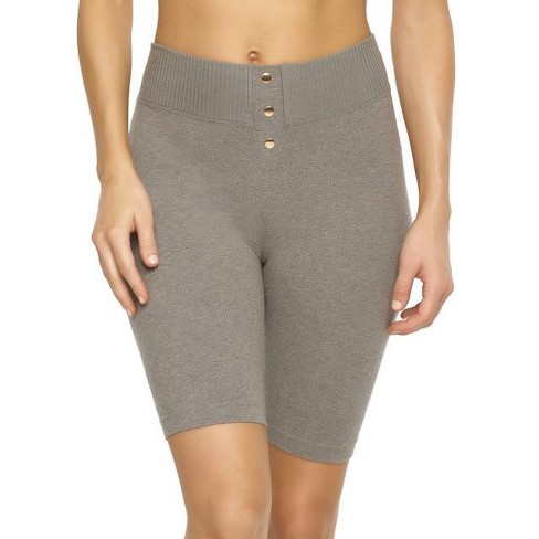 Women's High-waist Cotton Blend Seamless 7 Inseam Bike Shorts - A New Day™  : Target